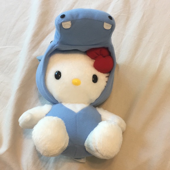 VTG 2003 Hello Kitty Plushie with Hippo Costume - Picture 1 of 8